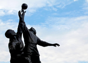 Twickenham Rugby Statue