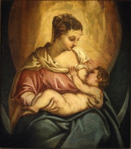 Jacopo-Tintoretto-Madonna-allattante-olio-su-tela-cm-89x76