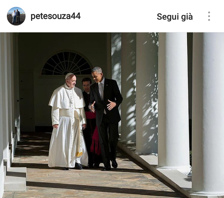 Obama alla Casa Bianca in un colloquio privato con Papa Francesco.