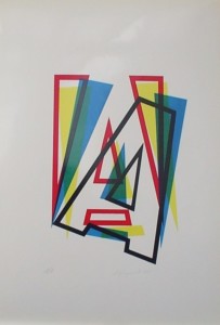 Renato Spagnoli, "Serigrafia" (1971) - Tratto da renatospagnoli.it